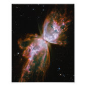 バタフライ星雲の宇宙イメージ フォトプリント (正面)