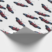 バタフライ春アート ラッピングペーパー (角)