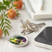 バタフライ春バタフライキーチェーン キーホルダー (側面)