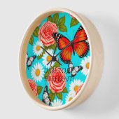 バタフライ時計 壁時計 (傾斜)