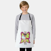 バタフライ歯医者の歯 エプロン (着用した状態)