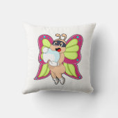 バタフライ歯医者の歯 クッション (裏面)