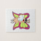 バタフライ歯医者の歯 ジグソーパズル (横)