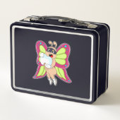 バタフライ歯医者の歯 メタルランチボックス (裏面)