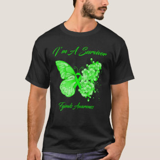 バタフライ私は生き残りFgimds認識度 Tシャツ