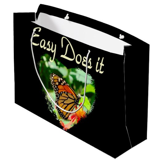 バタフライ簡単が撮影 ラージペーパーバッグ (裏面アングル)