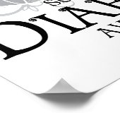 バタフライ糖尿病 ポスター (角)