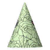 バタフライ紙パーティーハット パーティーハット (裏面)