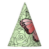 バタフライ紙パーティーハット パーティーハット (左)