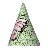 バタフライ紙パーティーハット パーティーハット (右)