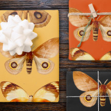 バタフライ素晴らしいヴィンテージ包装紙シート