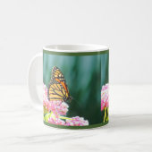 バタフライ美しいマグ コーヒーマグカップ (正面左)
