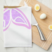 バタフライ美しい キッチンタオル (四つ折り)