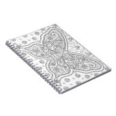 バタフライ自分でカラーリングページを実行 ノートブック (右側)