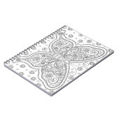 バタフライ自分でカラーリングページを実行 ノートブック (左側)