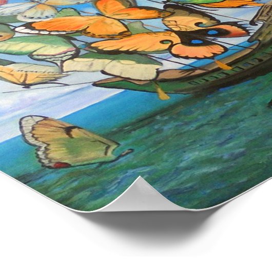 バタフライ船 ポスター (角)