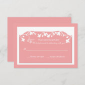 バタフライ草地対応カード 招待状 (正面/裏面)