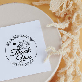 バタフライ裁縫ビジネスサンキュー ラバースタンプ