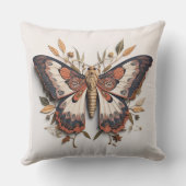 バタフライ装飾用クッションカスタム、ギフトパーソナライズされた、 クッション (裏面)