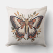 バタフライ装飾用クッションカスタム、ギフトパーソナライズされた、 クッション (正面)