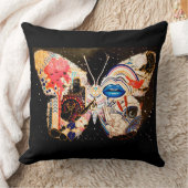 バタフライ装飾用クッション クッション (ブランケット)