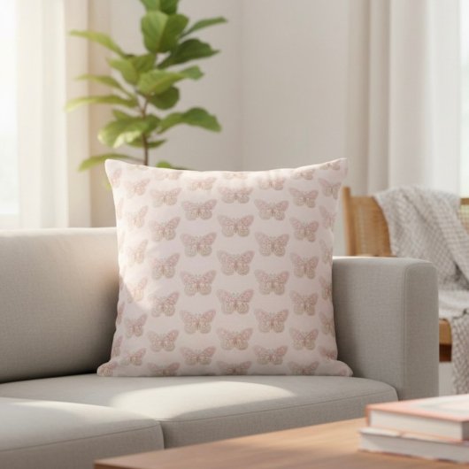 バタフライ装飾用クッション クッション