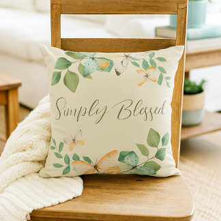 バタフライ装飾用クッション クッション