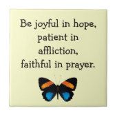 バタフライ詩タイル タイル (正面)