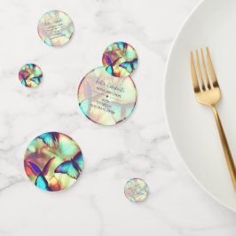 バタフライ誕生日テーブル紙吹雪 コンフェッティ