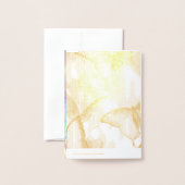 バタフライ誕生日パーソナライズされたフォイルカード 箔カード (裏面封筒付き)