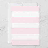 バタフライ誕生日パーティーの招待 招待状 (裏面)