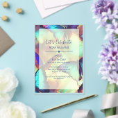 バタフライ誕生日招待状アクリル アクリル招待状 (インサイチュ (ウェディング))