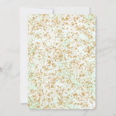 バタフライ誕生日招待状 招待状 (裏面)