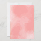 バタフライ誕生日招待状 招待状 (裏面)