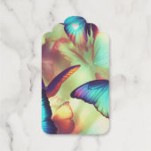 バタフライ誕生日 ギフトタグ (裏面)