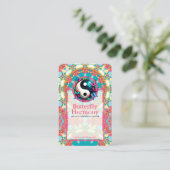 バタフライ調和ヨガホリスティックウェルネス 名刺 (スタンド正面)