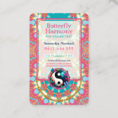 バタフライ調和ヨガホリスティックウェルネス 名刺 (裏面)