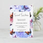 バタフライ銀河系sweet sixteen 招待状 (スタンド正面)