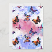 バタフライ銀河系sweet sixteen 招待状 (裏面)