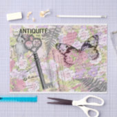 バタフライ鍵デクページティッシュペーパー 薄葉紙 (クラフト)