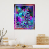 バタフライ開花バリエーション2 ポスター (キッチン)