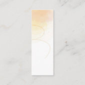 バタフライ開花春ミニブックマーク呼出カード コーリングカード (裏面)