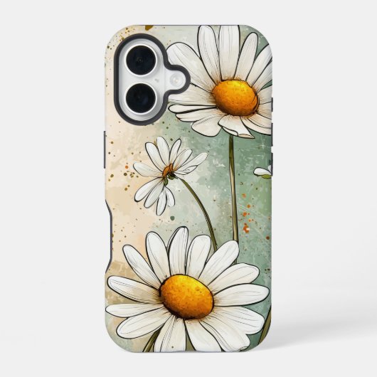 バタフライ開花 – コテージコアフォンケース iPhone 16ケース (裏面)