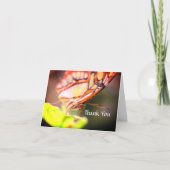 バタフライ顔自然ありがとう サンキューカード (正面)