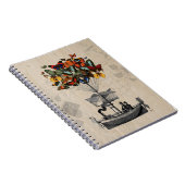 バタフライ飛行船2 ノートブック (右側)