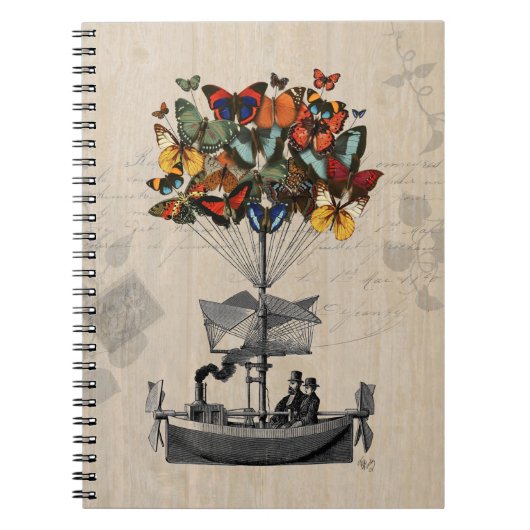 バタフライ飛行船2 ノートブック (正面)