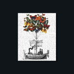 バタフライ飛行船 キャンバスプリント<br><div class="desc">子</div>