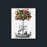 バタフライ飛行船 キャンバスプリント<br><div class="desc">子</div>