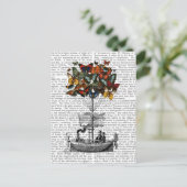 バタフライ飛行船 ポストカード (スタンド正面)