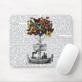 バタフライ飛行船 マウスパッド (マウス)